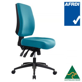 Tidal Medium Back Chair, Teal Fabric