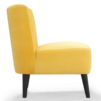 Venetia Chair, Gold Velvet